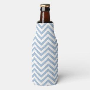 Rafraichisseur De Bouteilles Grunge bleu-clair Chevron texturisé