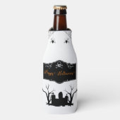 Rafraichisseur De Bouteilles Halloween du cimetière éffrayant (Bottle Devant)