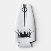 Rafraichisseur De Bouteilles Halloween du cimetière éffrayant (Dos)