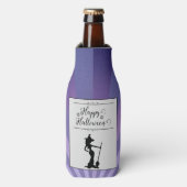 Rafraichisseur De Bouteilles Halloween sorcière violette Starburst (Bottle Devant)