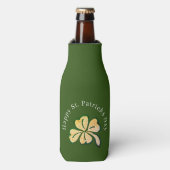 Rafraichisseur De Bouteilles Happy St. Patrick`s Day Shamrock Clover (Bottle Devant)