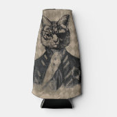 Rafraichisseur De Bouteilles Harlequin Cat Grunge (Devant)