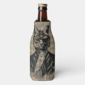 Rafraichisseur De Bouteilles Harlequin Cat Grunge (Bottle Devant)