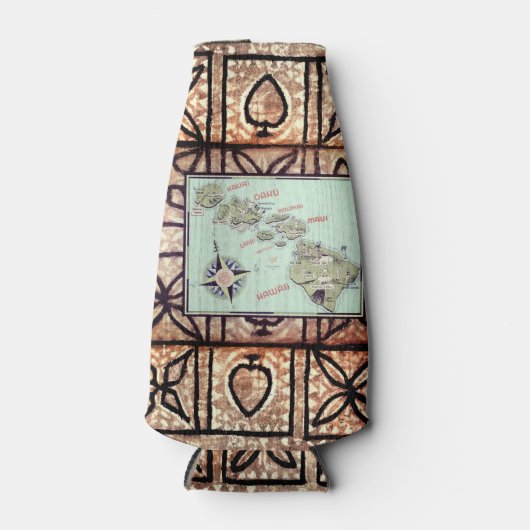 Rafraichisseur De Bouteilles Hawaii Tapa (Devant)