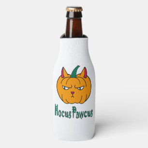 Rafraichisseur De Bouteilles Hocus pawcus Halloween citrouille ginger cat magie