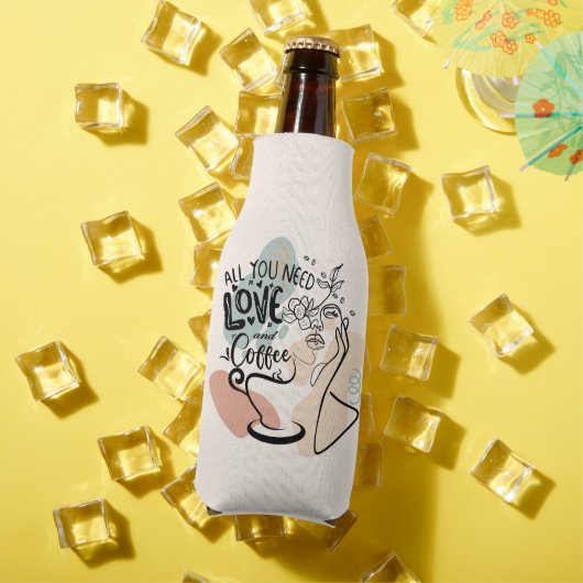 Rafraichisseur De Bouteilles Illustrations esthétiques, Café de fille (Été in situ)