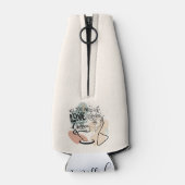 Rafraichisseur De Bouteilles Illustrations esthétiques, Café de fille (Dos)