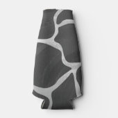 Rafraichisseur De Bouteilles Impression Giraffe noir et gris clair (Devant)