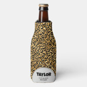 Rafraichisseur De Bouteilles Impression personnalisée léopard (Bottle Devant)