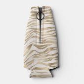 Rafraichisseur De Bouteilles Impression zèbre crème or    (Dos)