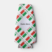 Rafraichisseur De Bouteilles Italy and Italian Flag Tiled with Your Name (Devant)