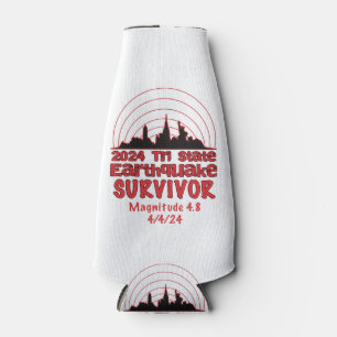 Rafraichisseur De Bouteilles J'ai survécu au tremblement de terre de NYC Tri St