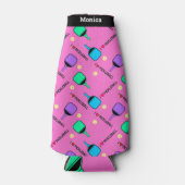 Rafraichisseur De Bouteilles J'aime Pickleball rose (Devant)