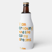 Rafraichisseur De Bouteilles Je crée la vie de mes rêves (Bottle Devant)