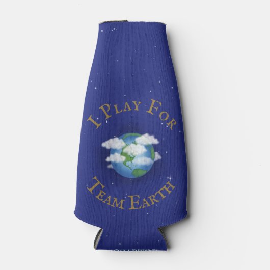 Rafraichisseur De Bouteilles "Je joue pour Team Earth" (Devant)