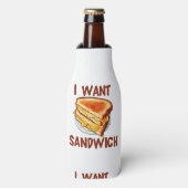 Rafraichisseur De Bouteilles Je veux un sandwich (Bottle Devant)