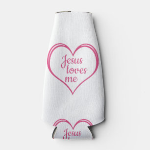 Rafraichisseur De Bouteilles JÉSUS M'AIME dans le cœur