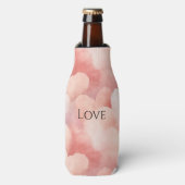 Rafraichisseur De Bouteilles Joli Coeur rose (Bottle Devant)