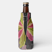 Rafraichisseur De Bouteilles Joy, Vert rose Anthracite Imaginaire Fleur Fractal (Bouteille Dos)