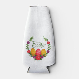 Rafraichisseur De Bouteilles Joyeuses fleurs d'oeufs de Pâques-23798