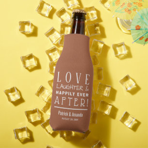 Rafraichisseur De Bouteilles Joyeux Pour Toujours Mariage TERRACOTTA