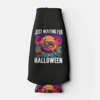 Rafraichisseur De Bouteilles Juste en attendant Halloween Été Squelette Hommes