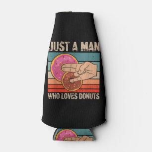 Rafraichisseur De Bouteilles Juste Un Homme Qui Aime Les Donuts 2 Dans Le Pinky