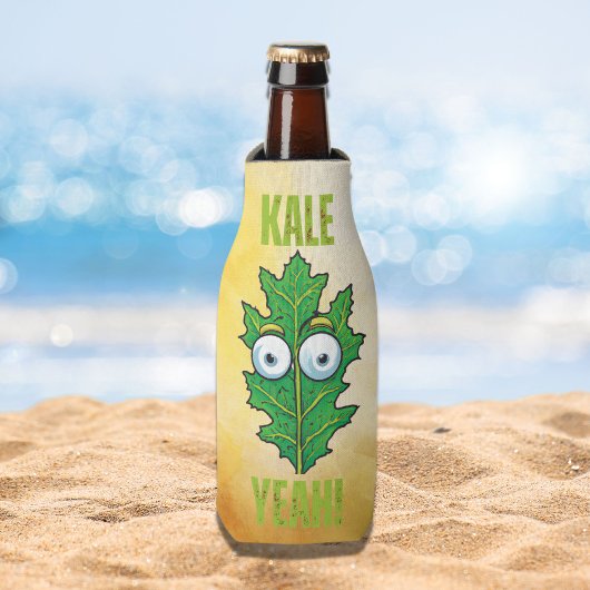Rafraichisseur De Bouteilles Kale Ouais Funny Veggie Pun Can Cooler