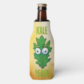 Rafraichisseur De Bouteilles Kale Ouais Funny Veggie Pun Can Cooler (Bottle Devant)