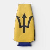 Rafraichisseur De Bouteilles La Barbade Drapeau Seltzer peut refroidir (Devant)