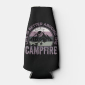 Rafraichisseur De Bouteilles La vie est meilleure autour du Campfire Camping Ca (Devant)