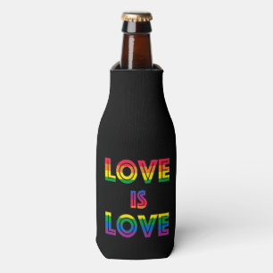 Rafraichisseur De Bouteilles L'amour est un drapeau Gay pride d'amour