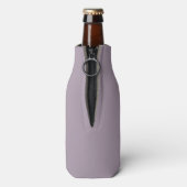 Rafraichisseur De Bouteilles Lavender Monogramme & Noms Mariage Tall Can Cooler (Bouteille Dos)