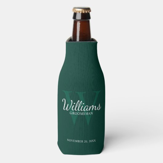 Rafraichisseur De Bouteilles Le nom et le monogramme des développeurs de script (Bottle Devant)