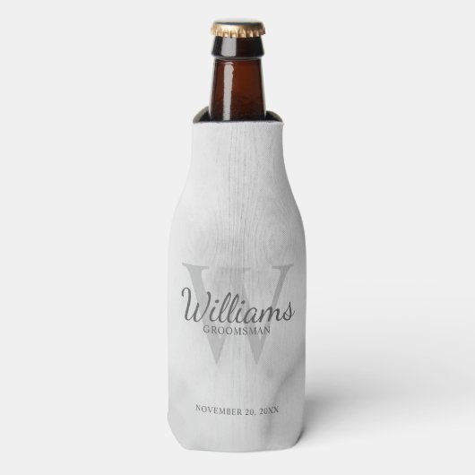 Rafraichisseur De Bouteilles Le nom et le monogramme des développeurs de script (Bottle Devant)