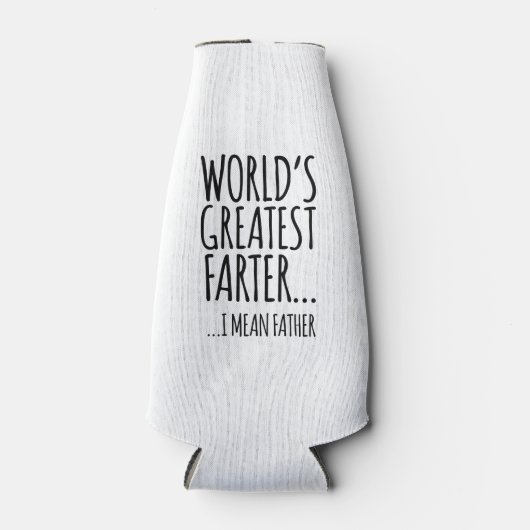 Rafraichisseur De Bouteilles Le plus grand Farter du monde (Devant)