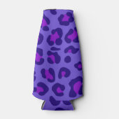 Rafraichisseur De Bouteilles "Leopard violet électrique" (Devant)