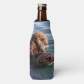 Rafraichisseur De Bouteilles Les Loutres Morro Bay peuvent se refroidir (Bottle Devant)