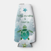 Rafraichisseur De Bouteilles les tortues appellent et je dois aller à l'aquarel (Devant)