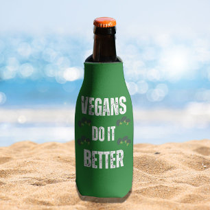 Rafraichisseur De Bouteilles Les Vegas Le Font Mieux Drôle Vegan Slogan Can Coo