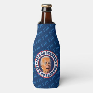 Rafraichisseur De Bouteilles Let's Go Brandon FJB drôle anti joe bière Biden