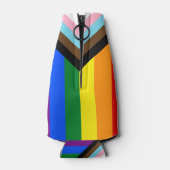 Rafraichisseur De Bouteilles LGBTQ & Pride - drapeau de progression arc-en-ciel (Dos)