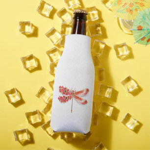 Rafraichisseur De Bouteilles libellule de fleurs avec sakura de bijoux