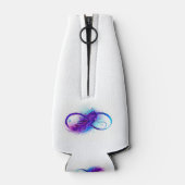 Rafraichisseur De Bouteilles L'infini avec plume violette (Dos)