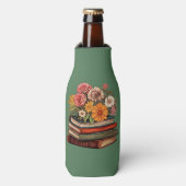 Rafraichisseur De Bouteilles Livres rétro Fleurs Sauvages (Bottle Devant)