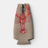 Rafraichisseur De Bouteilles Louisiane Cajun Crawfish Faux Burlap (Dos)
