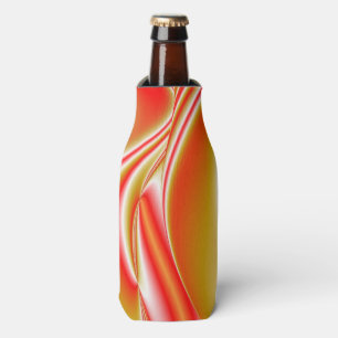 Rafraichisseur De Bouteilles Love and Gold Abstrait 3D Rainbowart