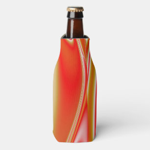 Rafraichisseur De Bouteilles Love and Gold Abstrait 3D Rainbowart