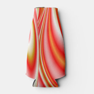 Rafraichisseur De Bouteilles Love and Gold Abstrait 3D Rainbowart