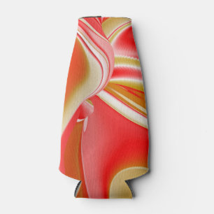 Rafraichisseur De Bouteilles Love and Gold Abstrait 3D Rainbowart